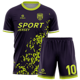 紺色 かっこいいサッカー ウェア